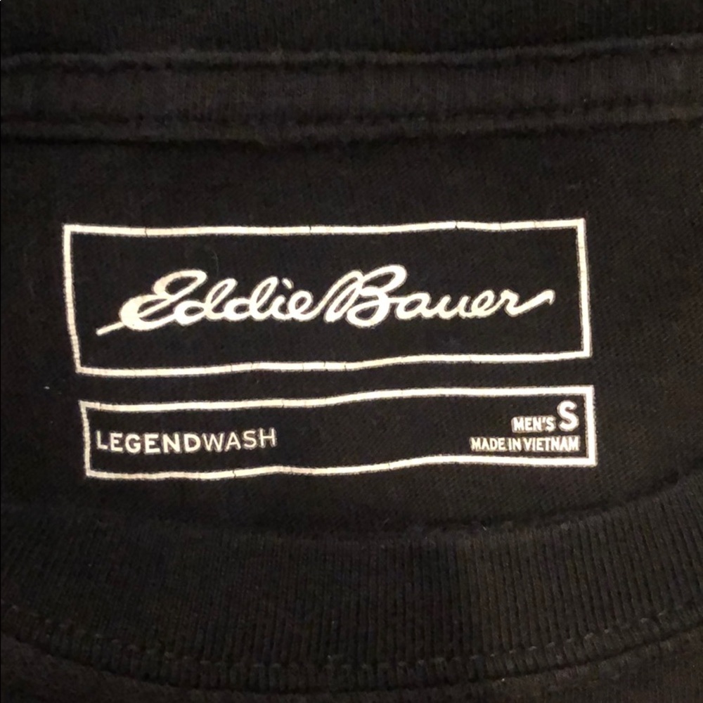 3 Eddie Bauer Plain Long Sleeve T-Shirts - Picture 2 of 7